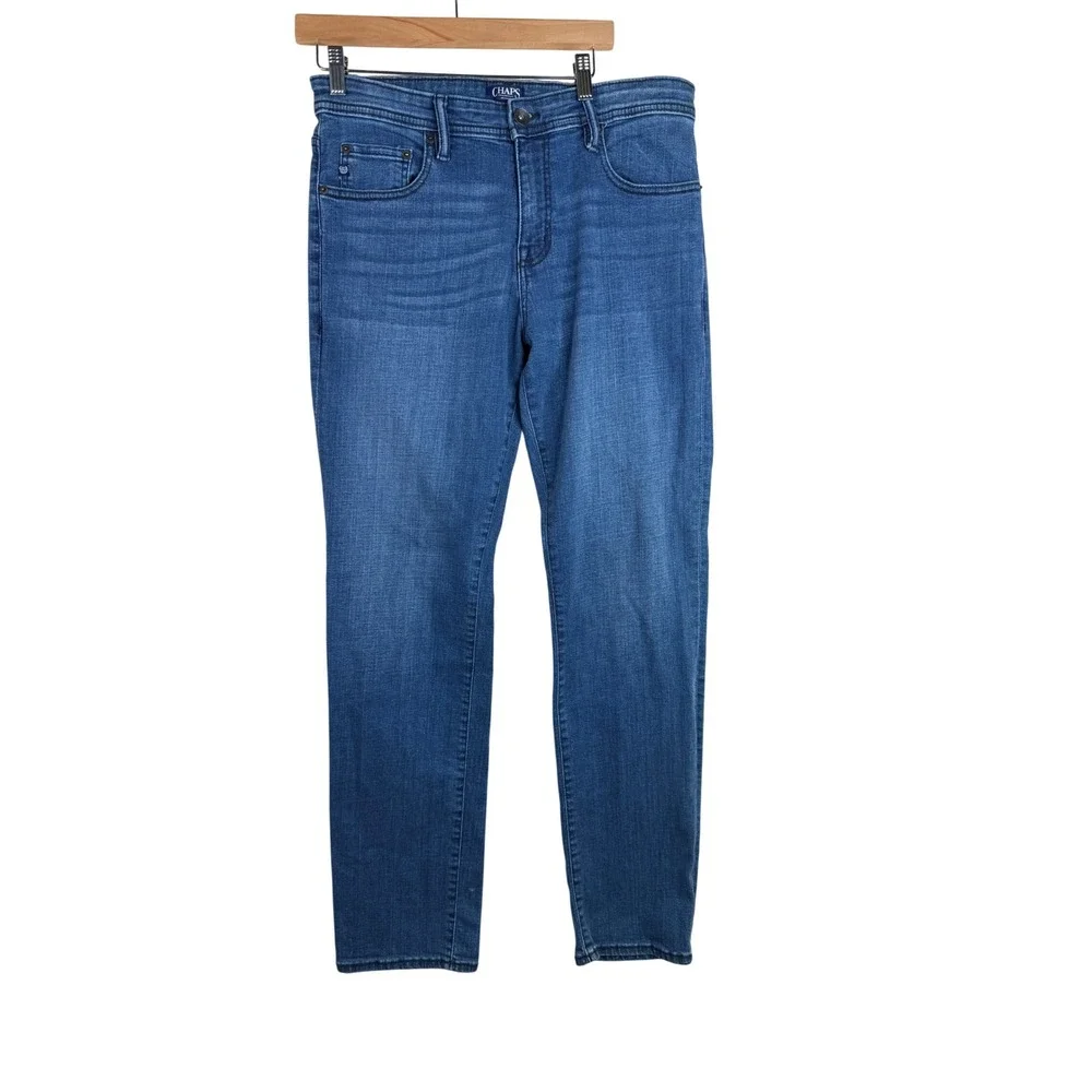 Chaps Men's Slim Straight Jeans size 32x32 Blue